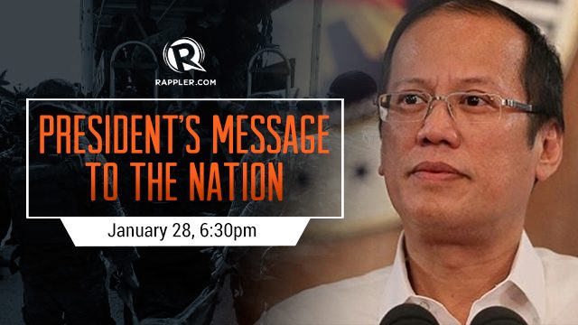 HIGHLIGHTS: President’s message on Maguindanao clash