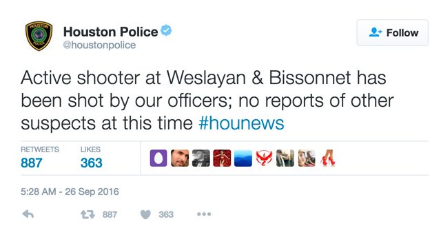 6 injured in Houston shooting, suspect shot – police