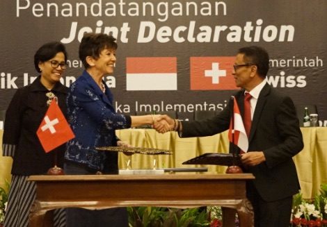 Indonesia-Swiss jalin kerjasama pertukaran data keuangan