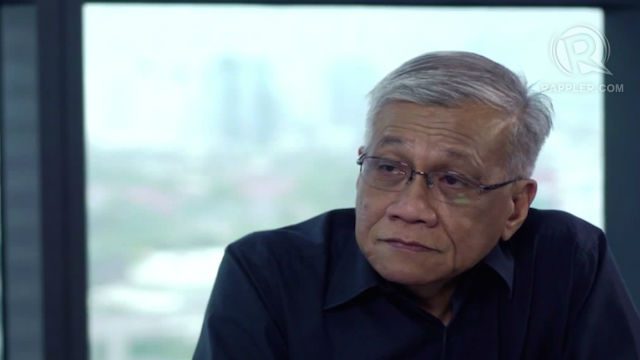 RESIGNED. Akbayan member Walden Bello criticizes President Aquino and resigns as party-list representative. Screengrab by Rappler  