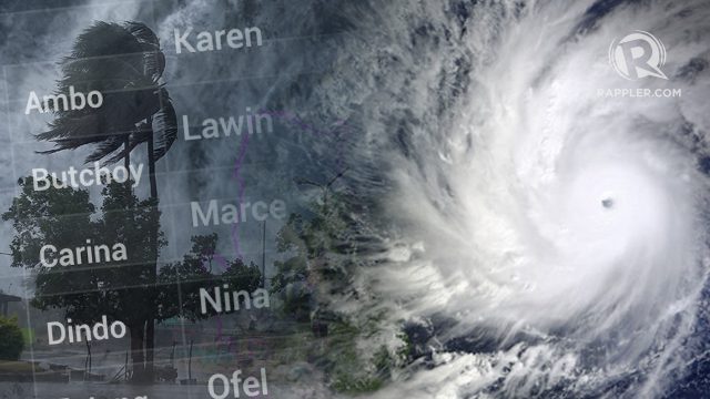 From Ambo to Zosimo: PAGASA releases 2016 typhoon names