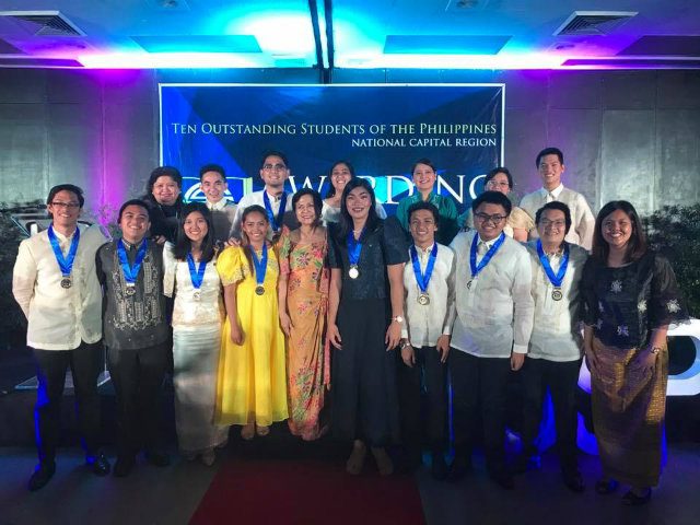 LOOK: Kathy Bersola, Janelle Frayna part of Ten Outstanding Students in NCR