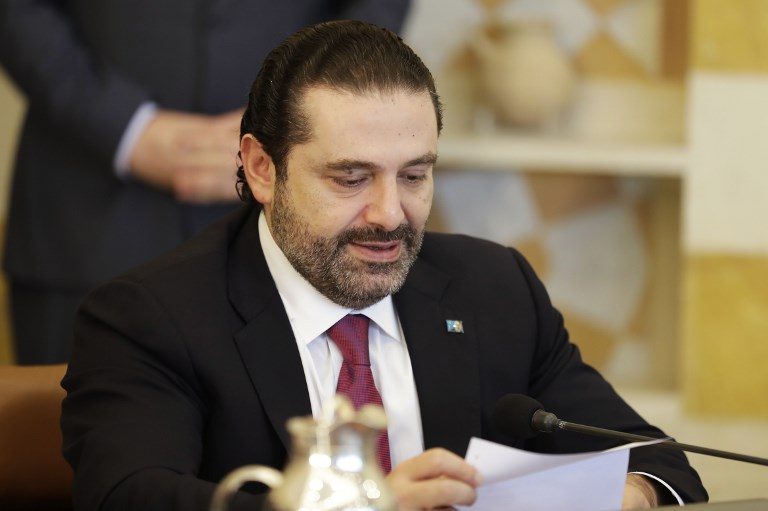 Lebanon PM Hariri rescinds resignation: cabinet statement
