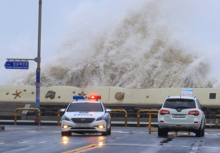 2 dead, 1 missing as Typhoon Kong-Rey hits South Korea