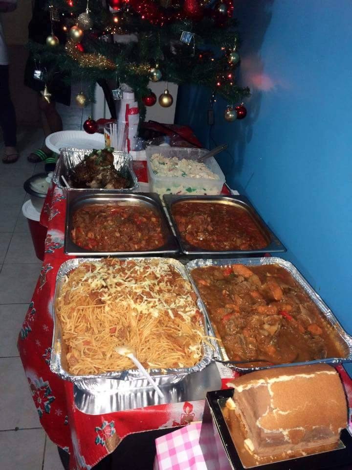  TASTE OF HOME. An OFW Christmas party isn't complete without good food to remind them of home.   