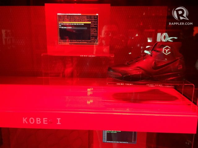 THE FIRST. Take a look back at the first signature Kobe shoe of Nike. Photo by Naveen Ganglani/Rappler 