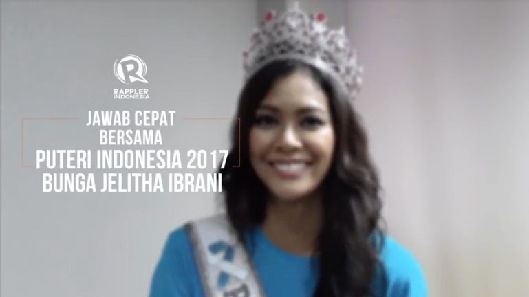 SAKSIKAN: Jawab Cepat bersama Puteri Indonesia 2017 Bunga Jelitha