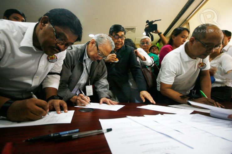 Filed: First valid impeach complaint vs Aquino