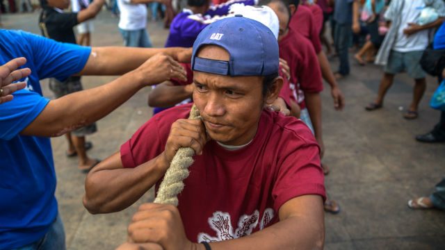 IN PHOTOS: Devotees hold dry run of Nazareno procession