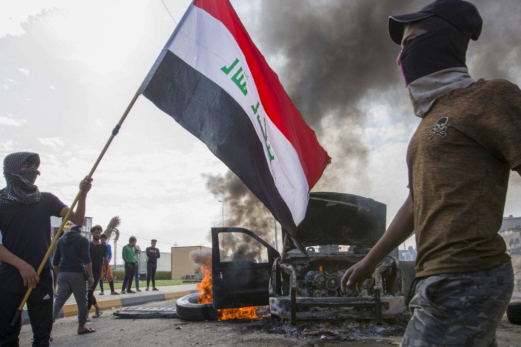 6 protesters killed in south Iraq as unrest intensifies