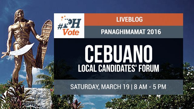 LIVE BLOG: Cebu local candidates’ forum, March 19