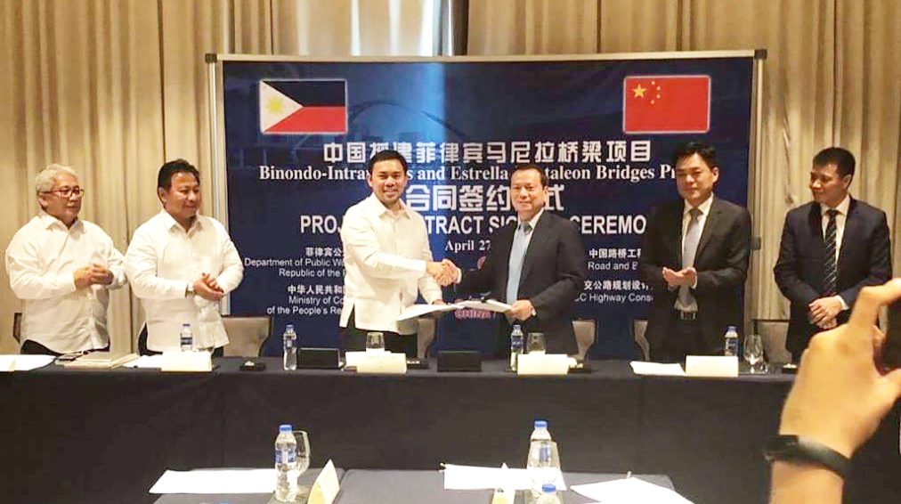 DPWH, Chinese firms sign contract for 2 Pasig River bridges