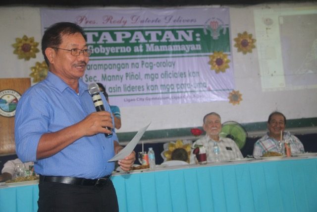 Piñol urges farmers to use guide map for crop planning
