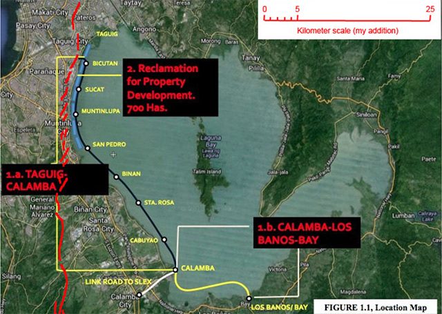 The dangerous Laguna Lakeshore Expressway Dike