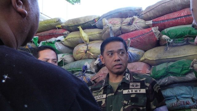 NUISANCE. Task Group Ranao deputy commander Colonel Romeo Brawner says the military is on top of the situation in Bayang, Lanao del Sur. Rappler photo  