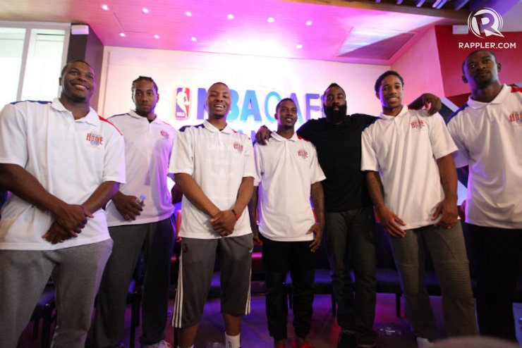 IN PHOTOS: NBA stars arrive in Manila for Gilas Last Home Stand