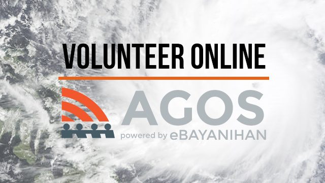 Volunteer for Agos today