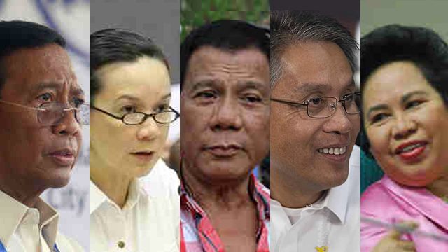 What were the 2016 presidential bets doing during the EDSA revolt?