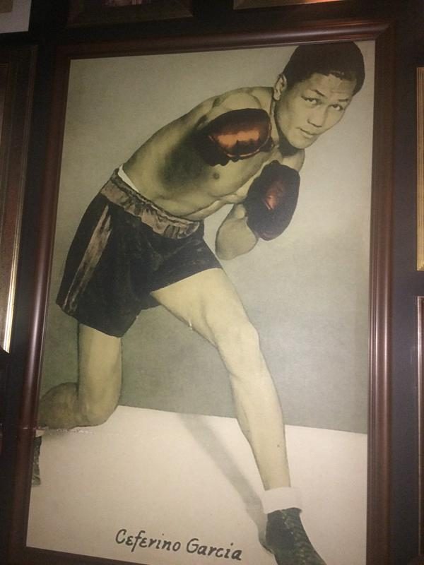 The painting of Ceferino Garcia which hangs at Manila Peninsula. Photo by Ryan Songalia 