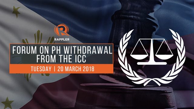 WATCH: Forum on the Philippines’ withdrawal from the International Criminal Court
