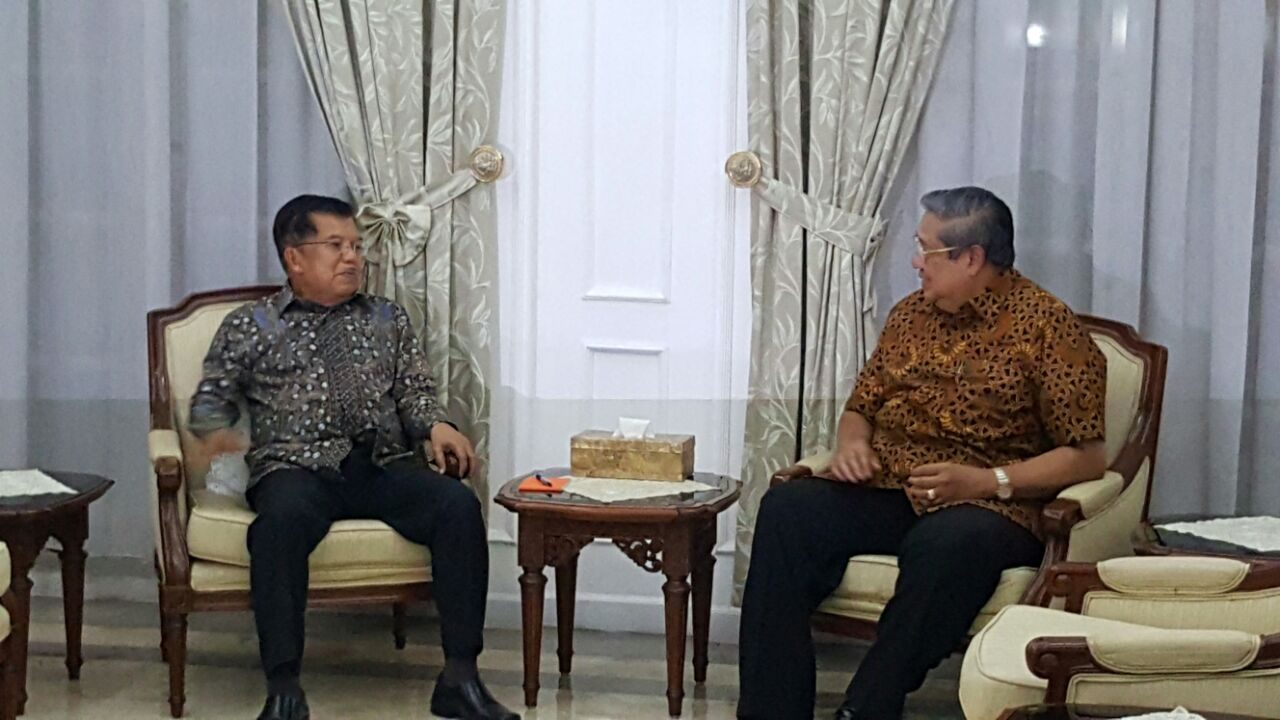 Bertemu SBY, Jusuf Kalla bahas aksi demo 4 November