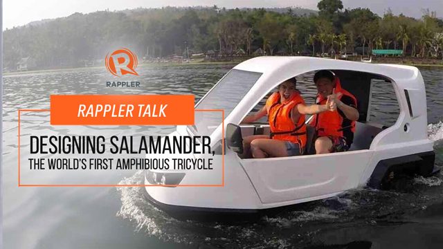 Rappler Talk: Designing Salamander, the world’s first amphibious tricycle