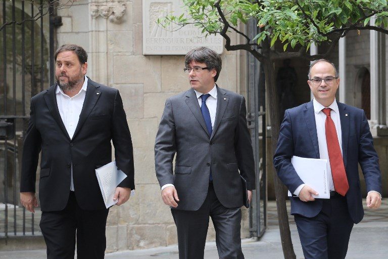 Spanish parliament suspends 4 jailed Catalan MPs