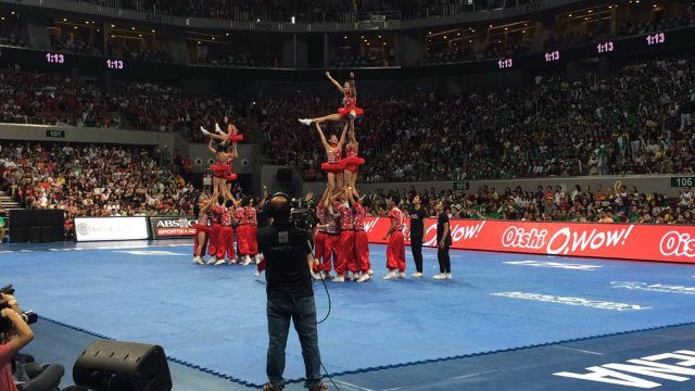 IN VINES: UE Pep Squad at 2015 UAAP Cheerdance