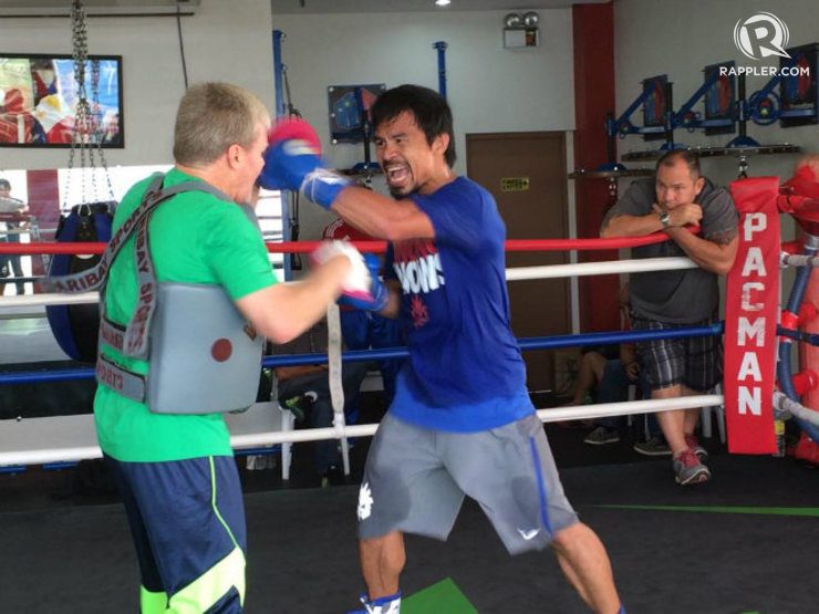 A happy Manny Pacquiao is a dangerous fighter