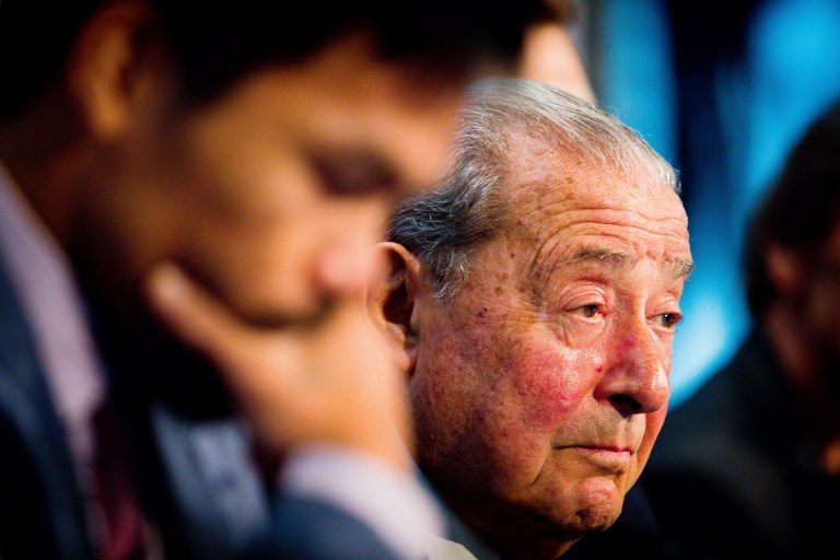 Arum answers ‘cold treatment’ claim from Pacquiao team member