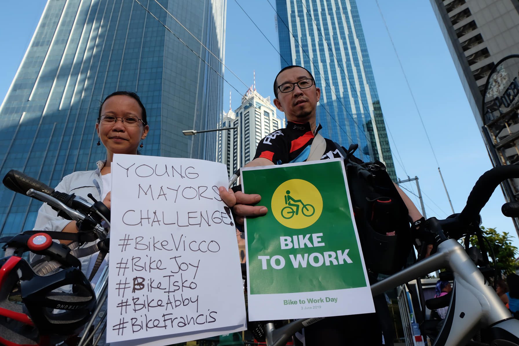 Young metro mayors challenged to make every day World Bike to Work Day