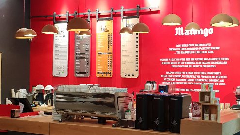 Malongo Atelier Barista offers fair-trade coffee and teas