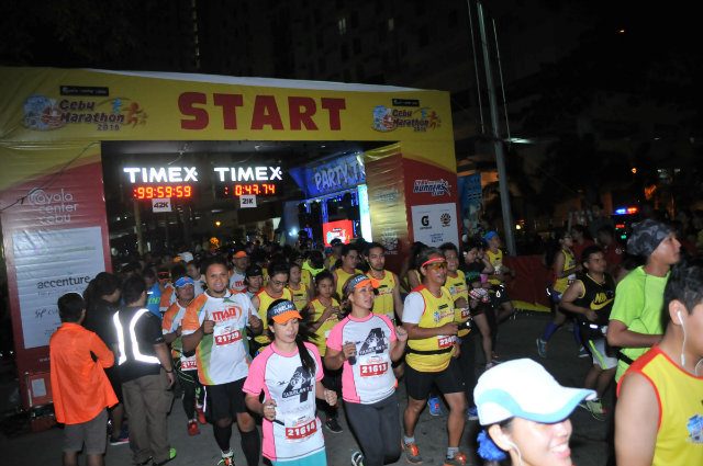 The 2016 Cebu City Marathon had 301 more runners register than last year's edition. Photo by PJ Estan 