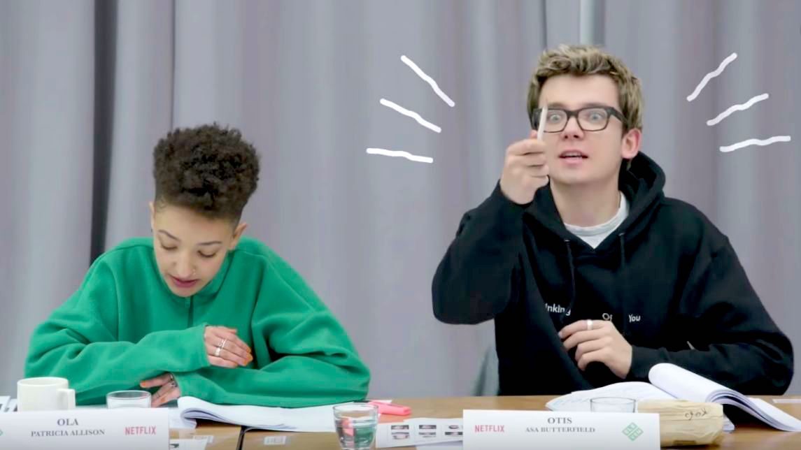 WATCH: Netflix’s ‘Sex Education’ cast react to season 2 scripts for the first time