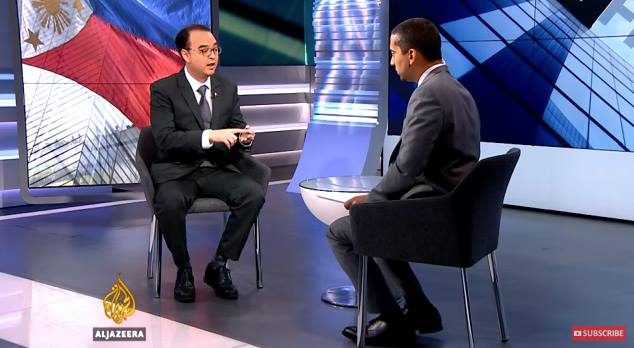TRANSCRIPT: Al Jazeera host grills Cayetano on drug war