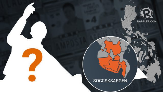 Who is running in Soccsksargen | 2016 Elections