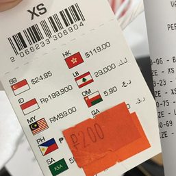 Is it P200 or P300? Encounter over wrong price tag goes viral