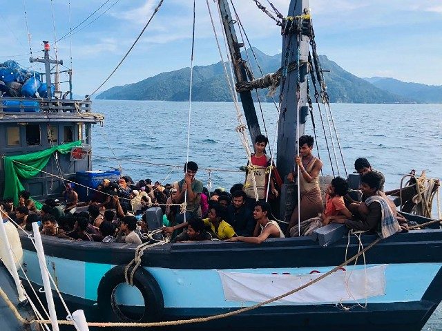 Fishing boat takes 202 Rohingya migrants to Malaysia