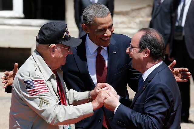 ‘Humbled’ Obama leads emotional D-day tribute to veterans