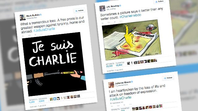 Reactions: Hollywood backs French mag after own free speech storm