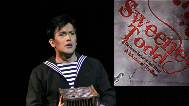 SWEENEY TODD. Just one of the many roles he has played on stage.
