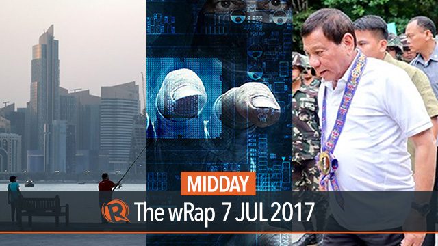 SWS survey, Nuclear firm hacking, Gulf crisis | Midday wRap