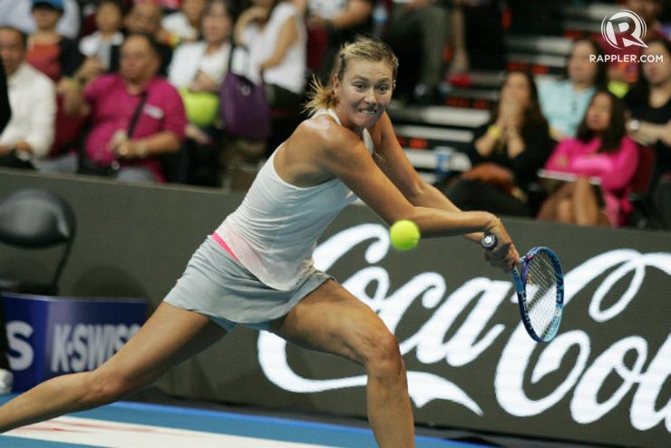 Sharapova shines, Murray falters in Manila debut
