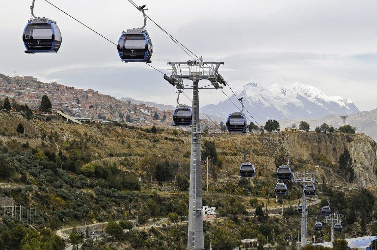 La Paz’s colorful cable car system: no traffic and a great view