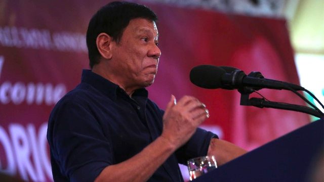 Duterte to drug suspects: You want due process? Go to courts