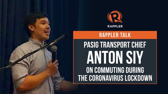Rappler Talk: Anton Siy on commuting during the coronavirus lockdown