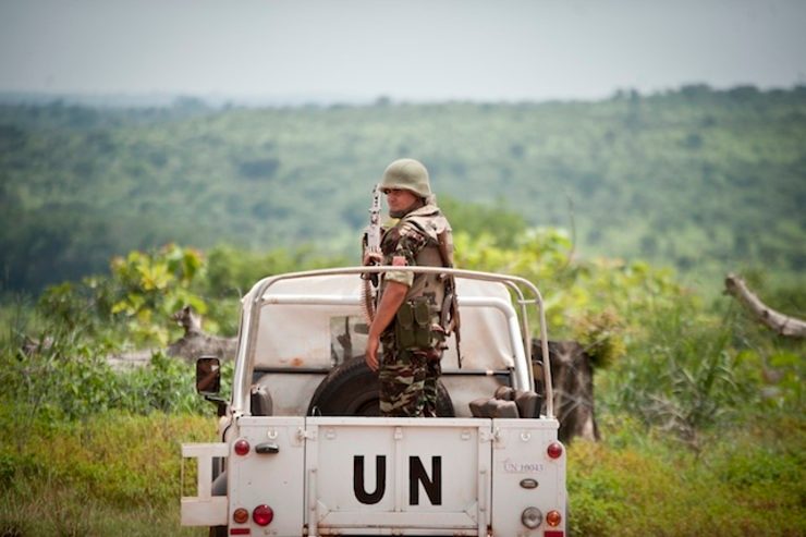 UN peacekeepers arrive in strife-torn Central African Republic