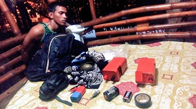 Man with bomb nabbed at Davao checkpoint