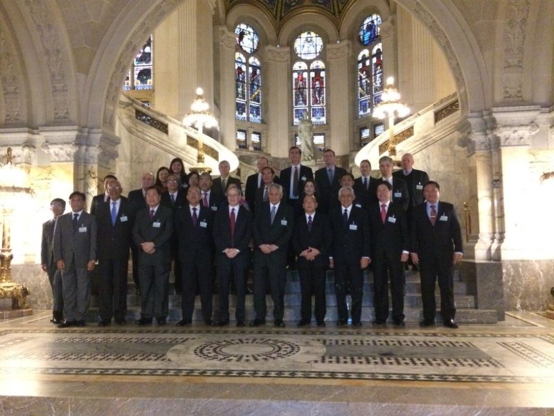 PHILIPPINE DELEGATION. The Philippine delegation to the hearings on the merits of the arbitration case includes Foreign Secretary Albert del Rosario (center) and renowned American lawyer Paul Reichler. The team is at the Peace Palace in The Hague, Netherlands. Photo courtesy: gov.ph 