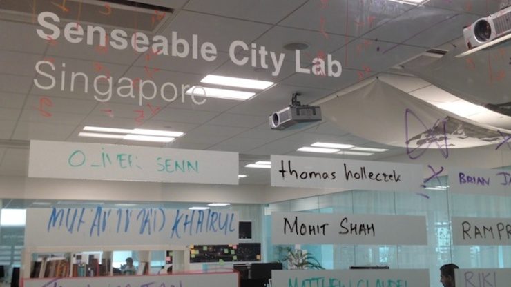 The Senseable City Lab at the SMART CREATE center in Singapore. KD Suarez/Rappler